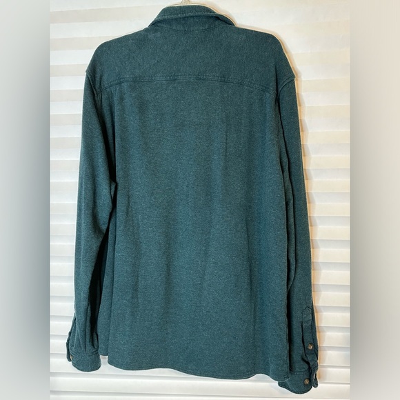 L.L. Bean Men's Washed Cotton Double-Knit Chamois Shirt, Long-Sleeve XXL - Picture 2 of 10